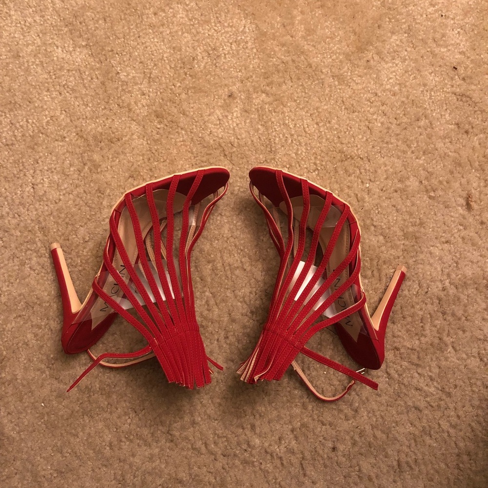 👠sexy red sandal heels 👠